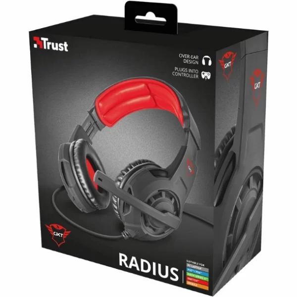 Auricular Gamer Trust Radius Gxt310 Black - Imagen 2