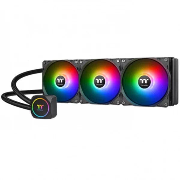 Water Cooler Tt Th360 Argb Sync Aio 360Mm Black