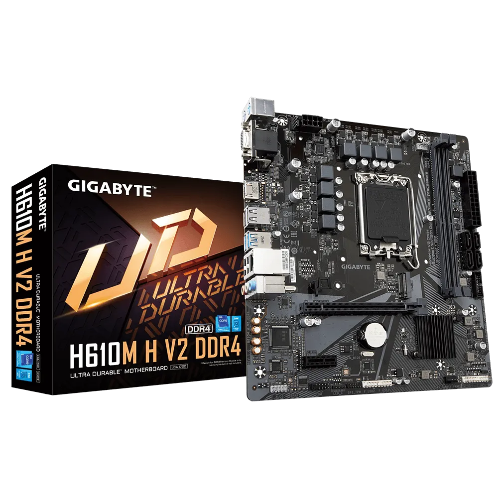 MOTHER GIGABYTE (LGA1700) H610M H V2 DDR4 1.0