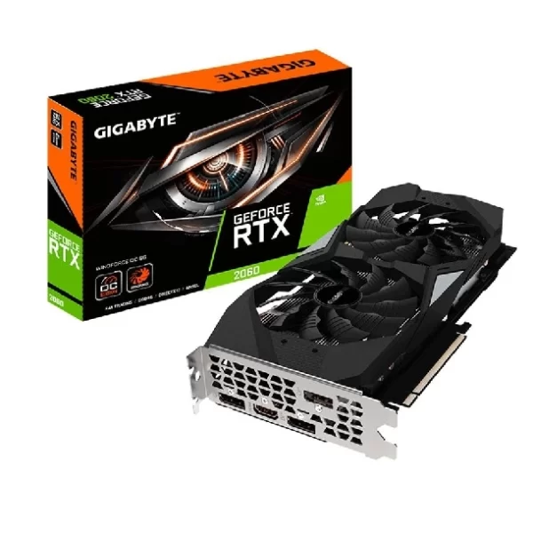 Placa De Video Rtx 2060 Gigabyte 6Gb Windforce