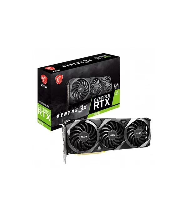 Placa De Video Rtx 3060 12Gb Msi Ventus 3X