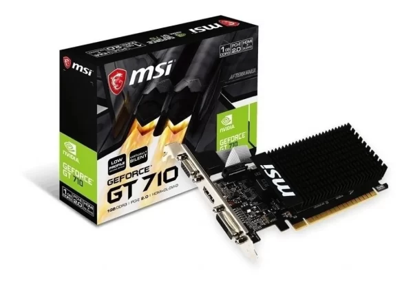 Placa De Video Gt 710 Msi 1Gb Ddr3