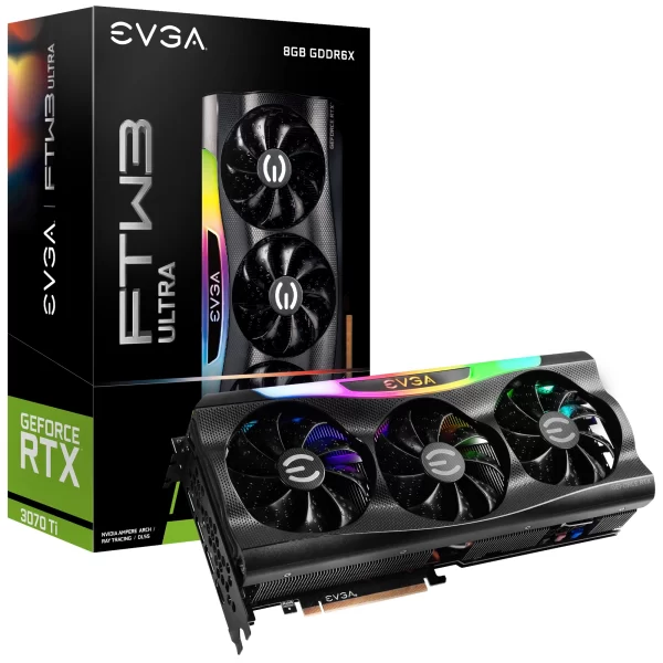 Placa De Video Rtx 3070 Ti Evga Ftw3 Ultra