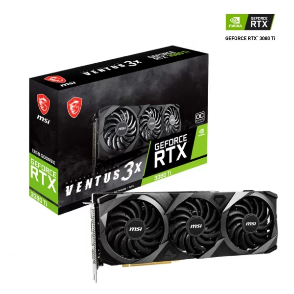 Placa De Video Rtx 3080 Ti Vga Msi Geforce Ventus 3X 12G Oc