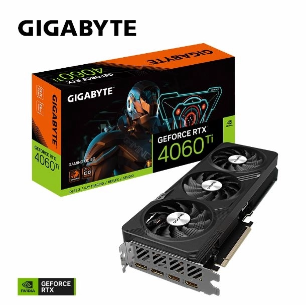 PLACA DE VIDEO GIGABYTE RTX 4060 TI GAMING OC 8GB