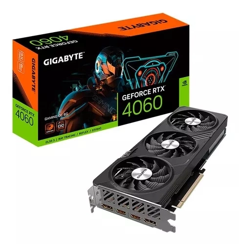 PLACA DE VIDEO RTX 4060 GIGABYTE GAMING OC 8GB