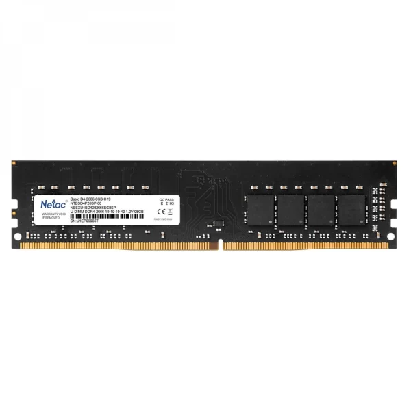 Memoria Netac Basic Ddr4 Dimm 8Gb 2666 C19