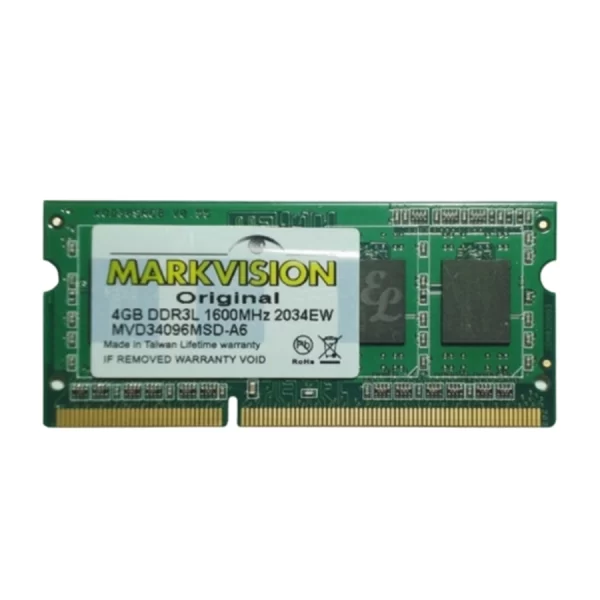 Memoria Sodimm Ddr3 Markvision 4Gb 1600 Mhz 1.35V Bulk (6365