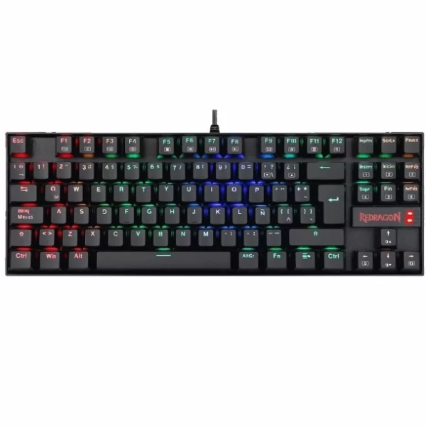 Teclado Gamer Redragon K552 Kumara Rgb Black Switch Red - Imagen 2