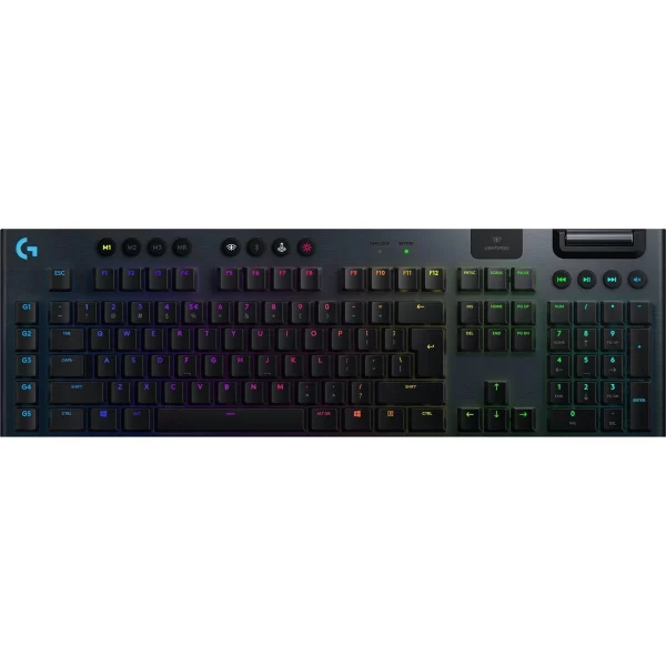 Teclado Gamer Logitech G915 Rgb Lightspeed Tactil Brown