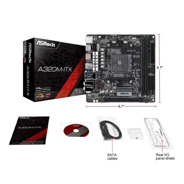 Mother Asrock (Am4) A320M Mini Itx